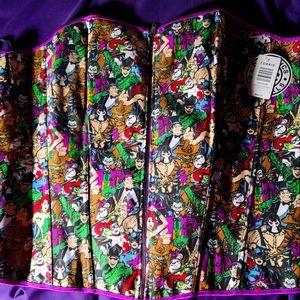 Torrid size 5 DC villains corset NWT